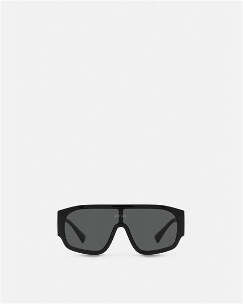 Logo Shield Sunglasses Black 